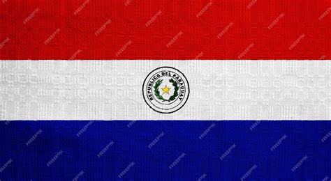 Premium Photo | Flag of Republic of Paraguay on a textured background ...