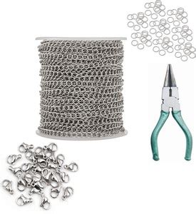 Crafts Haveli Length 5Mtr with Round Nose Plier, 20 Lobster Clasp and ...