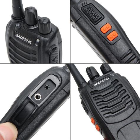 BAOFENG Walkie Talkie BF-888s Pack of 8 with Earphone
