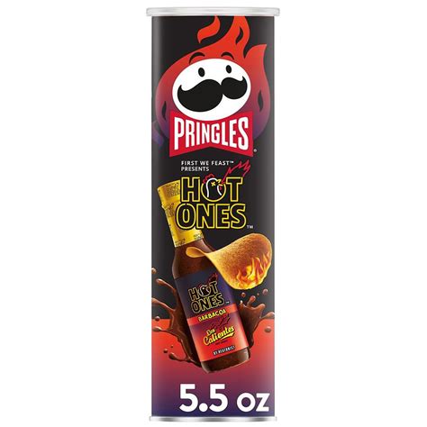Pringles Potato Crisps Chips Los Calientes Barbacoa | Walgreens