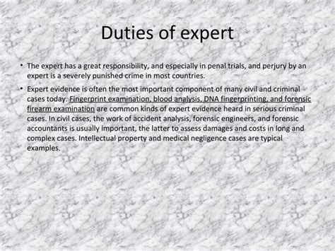 Image result for Expert Testimony Examples