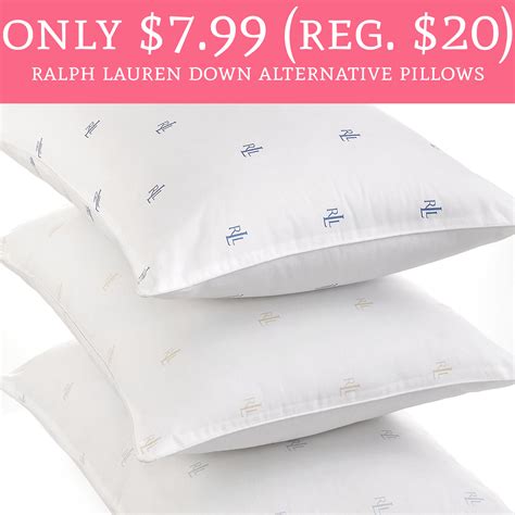 Only $7.99 (Regular $20) Ralph Lauren Down Alternative Pillows - Deal ...