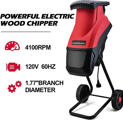PowerSmart Wood Chipper Electric Review – Rubber Shredder