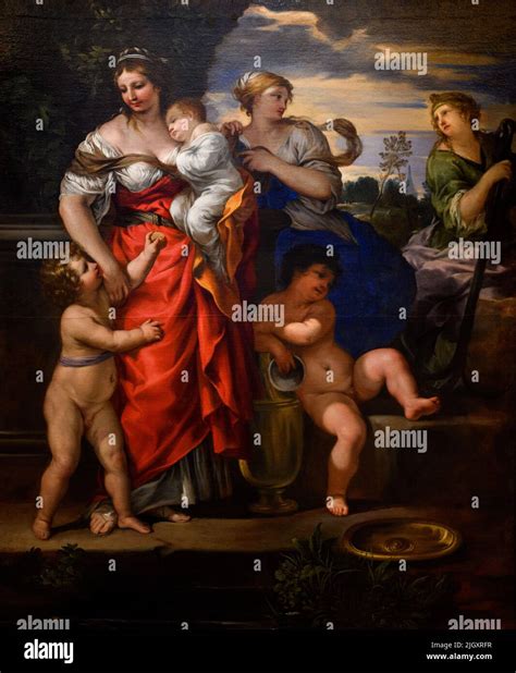 Faith, Hope and Charity by Pietro da Cortona ( Pietro Berrettini: 1596/ ...