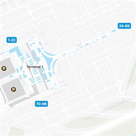 Barcelona Airport Terminal 1 Map & Guide