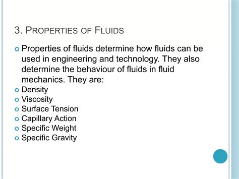 Fluids and their properties | PPTX
