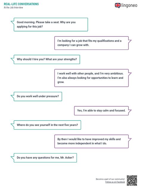 Rezultat imagine pentru Sample Interview Conversation