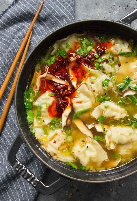 Dumpling Soup Recipes, Dumplings For Soup, Gyoza Soup Recipe, Chinese ...