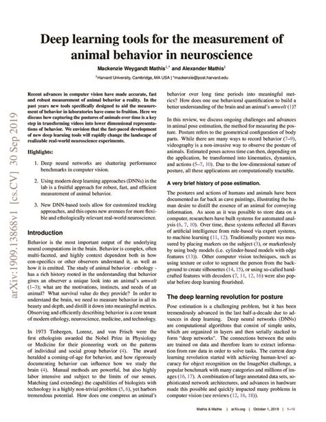 Deep Learning Model Animal Behvaior 的图像结果