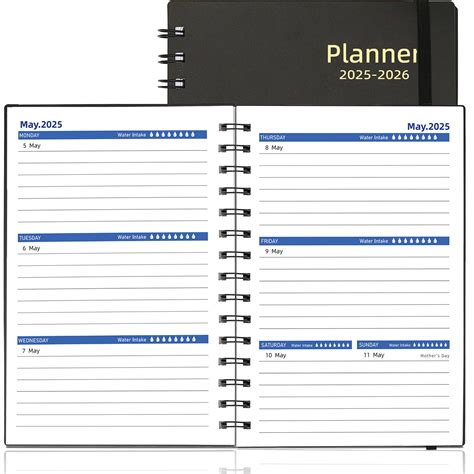 Amazon.com : Daily Planner 2025-2026, Weekly & Monthly Planner from Jan ...