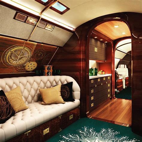 Cool Private Jet Interiors