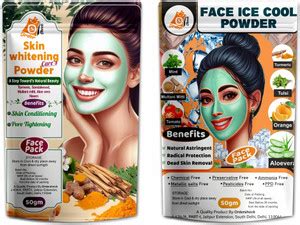 Ordershock Skin Whitening & Face Ice Cool Powder Combo Face Skin Care ...