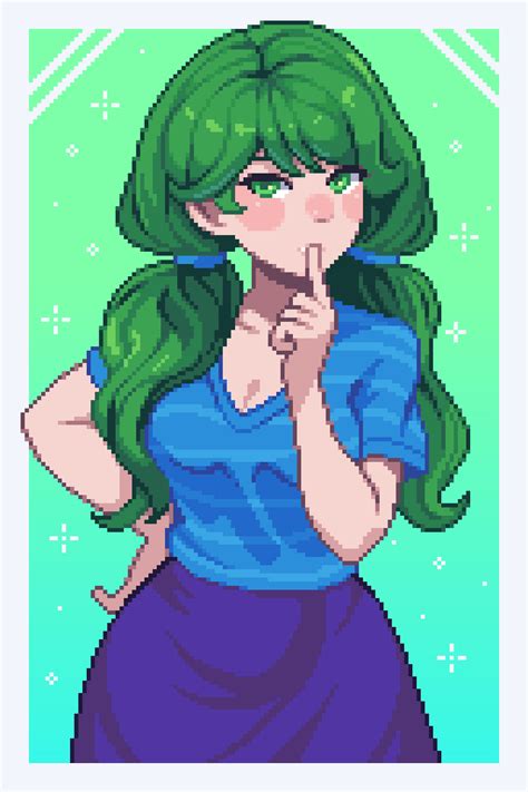 Caroline (Stardew Valley) : r/PixelArt