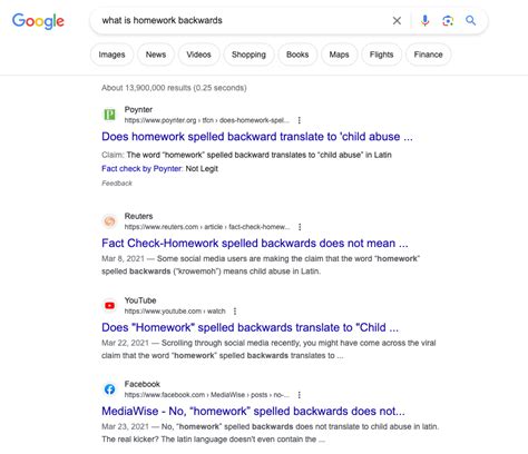 Image result for Homework Backwards