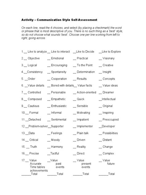 Communication Styles Worksheet.pdf 的图像结果