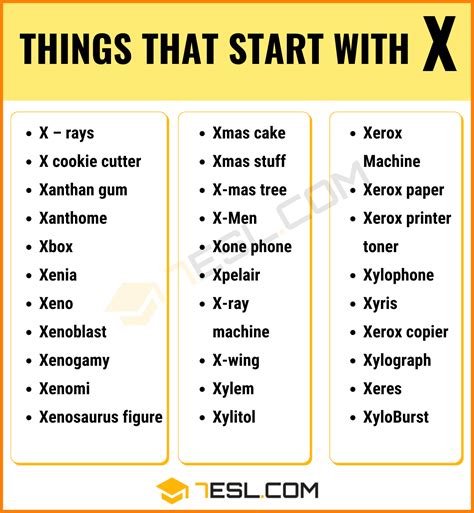 Objects That Start With A X at Annie Ettinger blog