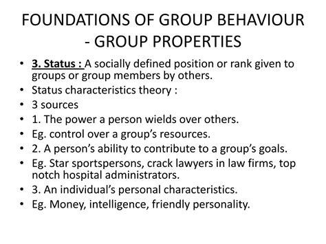 O.b. c 9 foundations of group behaviour | PPTX