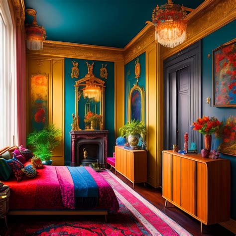 Pin on home | Colorful bedroom design, Living room decor inspiration ...