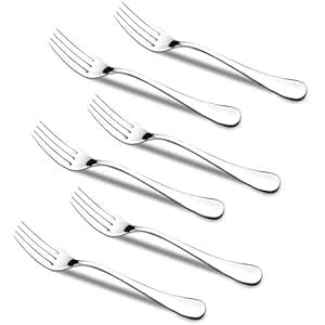 Buy Parage Stainless Steel Forks Set of 6 - Fork Set for Home and ...