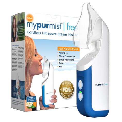 Buy mypurmist New Ultrapure Free - Cordless Steam , Vaporizer & Humidifier - Handheld Steam for ...