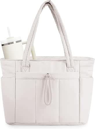 Buy Prplet Large Tote Bag for Women | Multi-Pocket Travel Shoulder Bag ...