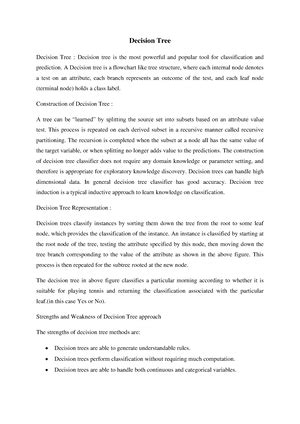 Machine Learning - As it is evident from the name, it gives the ...