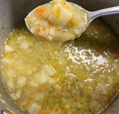 [homemade] Polish pickle soup : r/food
