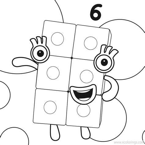 Numberblocks Coloring Pages 11 and 17 - XColorings.com