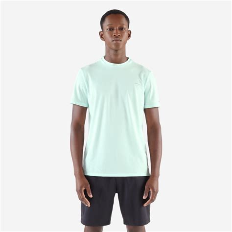 Men's Breathable Running T-Shirt Run 500 dry - Delicate Green