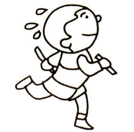 跑简笔画 的图像结果