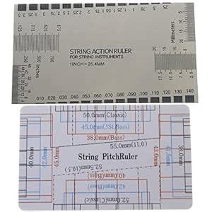 BIGTEDDY - String Action Ruler Gauge Measuring Tool for Electric ...