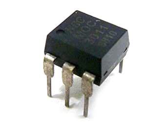 Invento 2pcs MOC3011 IC - 6 Pin DIP Optocoupler Optoisolator - TRIAC ...