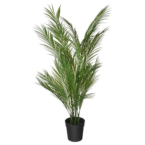 FEJKA artificial potted plant, in/outdoor Areca palm, 19 cm (7 ½") - IKEA