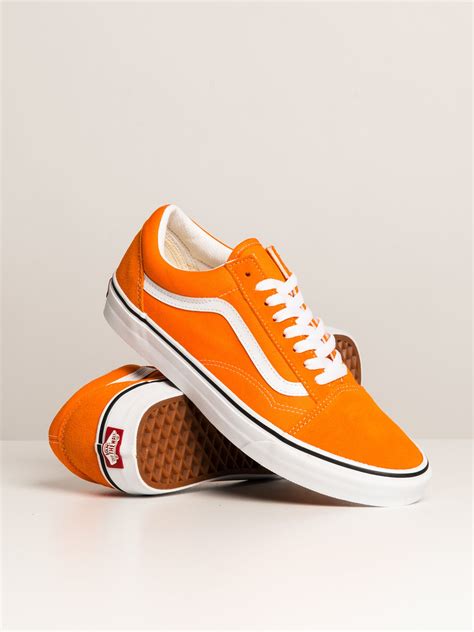 Vans store orange online