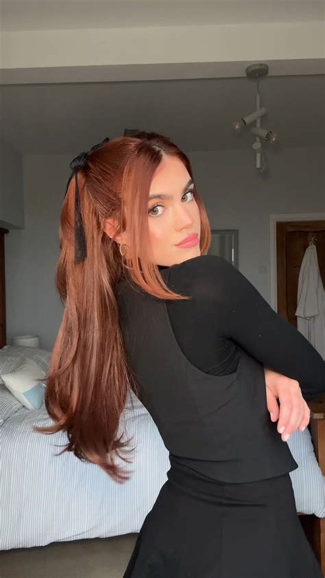 Double bow half up half down hairstyle | Long hair styles, Cute ...