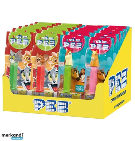 PEZ candies with dispenser 24 pieces in display - Germany, New - The ...
