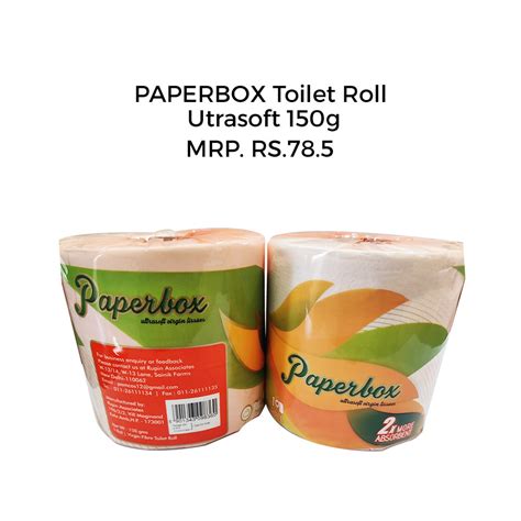 PAPERBOX TOILET ROLL ULTRASOFT 150gm – French Factor