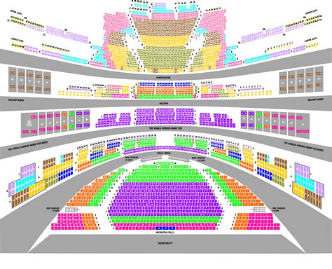 Citizens Bank Opera House Seating Chart - Educational Chart Resources