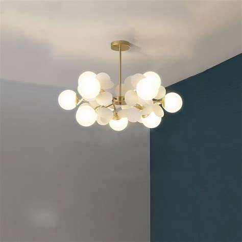Modern Sputnik Chandelier Acrylic Pendant Light 8/10/12 Head Creative ...