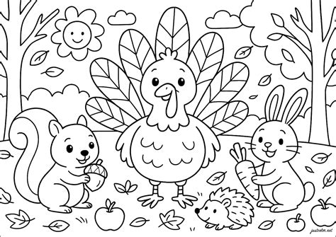 Printable Turkey Coloring Page [2025]