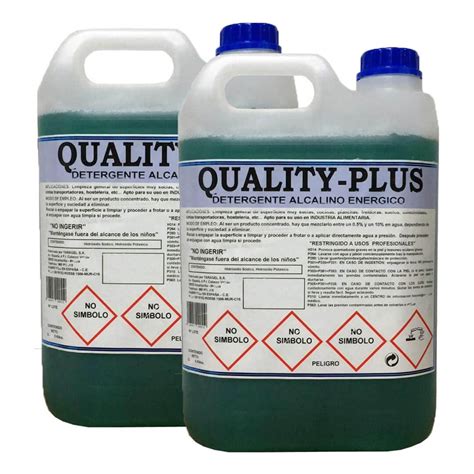 Quality-Plus DESENGRASANTE HIGIENIZANTE SÚPER-Concentrado Energético (2x 5 LITROS) - Losas de Caucho