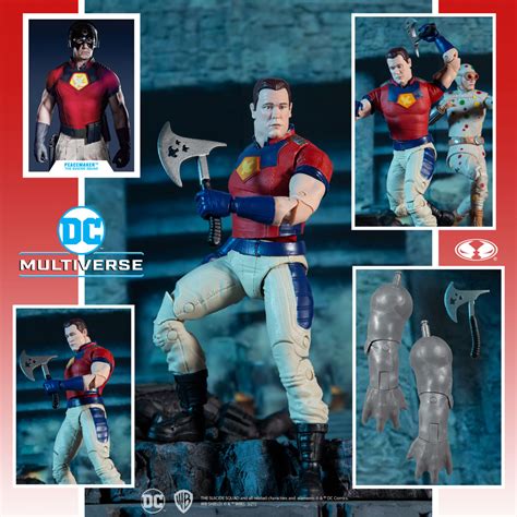 IN STOCK McFarlane DC Multiverse Peacemaker Unmasked The Suicide Squad ...