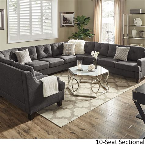 dark grey sectional living room ideas