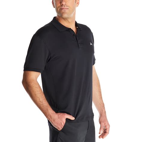 Solid Instant Cooling Polo + UPF 50+ Sun Protection // Cool Black ...