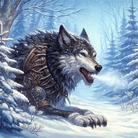 WINTER WOLF - 5e stats - ANGRY GOLEM GAMES