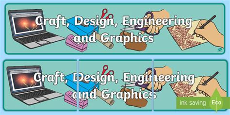 👉 Craft Design Engineering and Graphics Display Banner CfE - banner