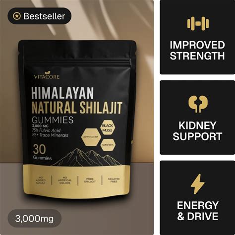 Natural Shilajit Gummies – VitaCore Shilajit