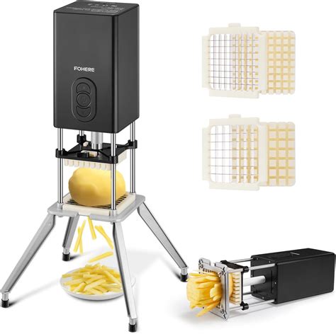 Amazon.com: FOHERE Electric French Fry Cutter for Potato,Dicer chopper ...