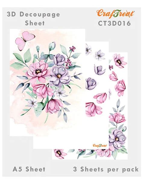 3D Decoupage Sheets — thecraftshop.in