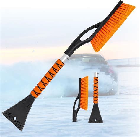 Amazon.com: UMUACCAN Snow Brush, 27 Inch 2-in-1 Detachable Snow Brush ...